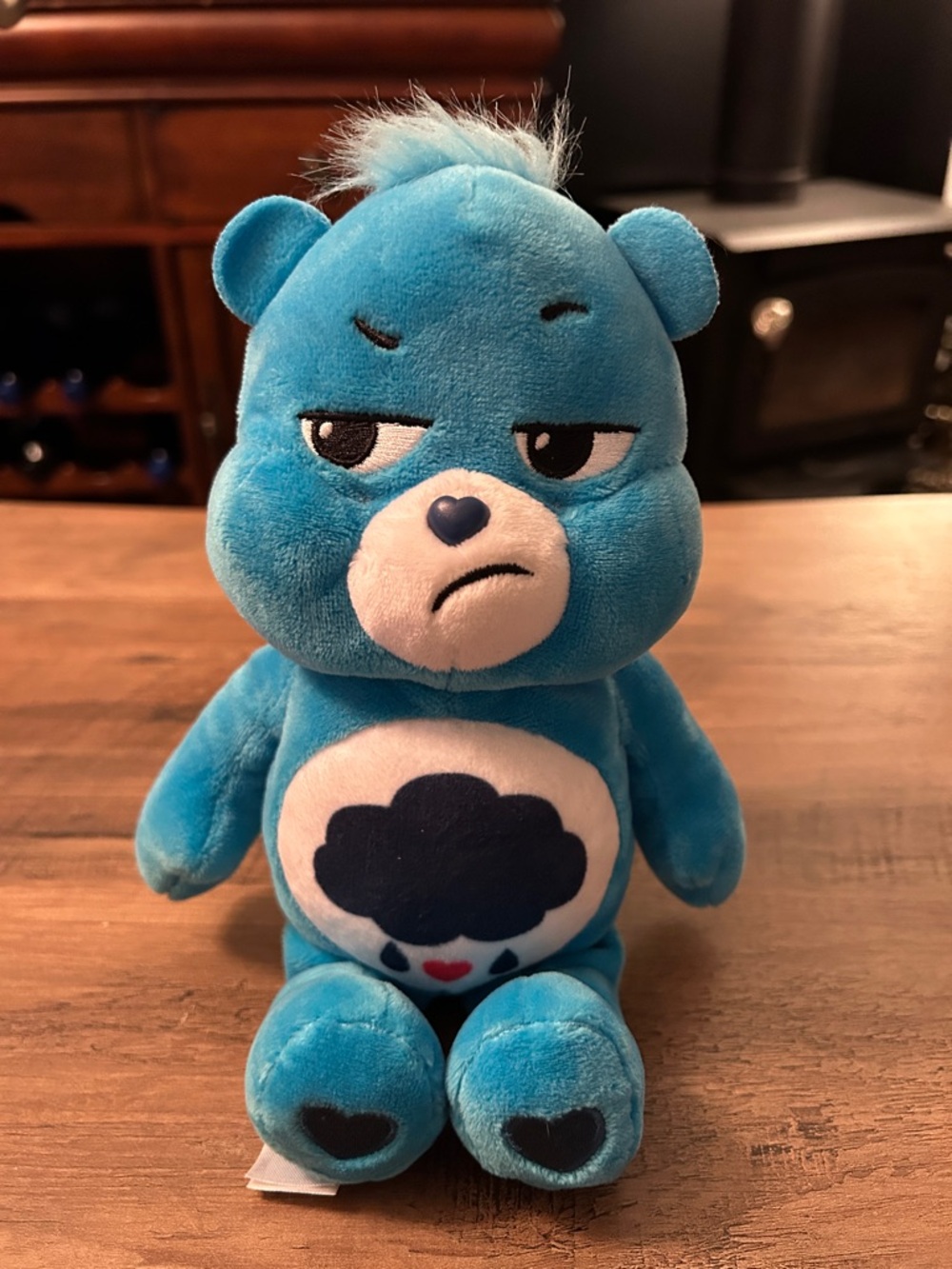 Care Bears 2020 Grumpy Bear 10" Plush Blue Rain Cloud Grumpy Care Bear